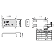 愛普生晶振,SG-3031CM晶振,四腳貼片晶振 愛普生晶振,SG-3031CM晶振,四腳貼片晶振