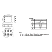愛普生晶振,SG2520VHN晶振,有源六腳晶振 愛普生晶振,SG2520VHN晶振,有源六腳晶振