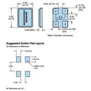 Ecliptek晶振,EA2025LA12-20.000M晶振,貼片晶振 Ecliptek晶振,EA2025LA12-20.000M晶振,貼片晶振