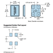 Ecliptek晶振,EA2532XA12-40.000M晶振,無源四腳晶振 Ecliptek晶振,EA2532XA12-40.000M晶振,無源四腳晶振