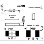 Rubyquartz晶振,RT3215晶振,RT3215-32.768-9-TR晶振 Rubyquartz晶振,RT3215晶振,RT3215-32.768-9-TR晶振