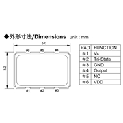 NAKA晶振,VC500晶振,VCXO晶振 NAKA晶振,VC500晶振,VCXO晶振