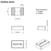 IQD晶振,IQXC-90晶振,32.768kHz-IQXC-90-20-12.5晶振 IQD晶振,IQXC-90晶振,32.768kHz-IQXC-90-20-12.5晶振