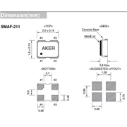 AKER晶振,SMAF?211晶振,藍(lán)牙專用晶振 AKER晶振,SMAF?211晶振,藍(lán)牙專用晶振