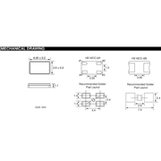 HEC晶振,HE-MCC-6晶振,壓電陶瓷晶振 HEC晶振,HE-MCC-6晶振,壓電陶瓷晶振