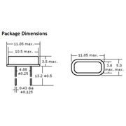 151-3.6864M-10-W-TR晶振,Oscilent美國晶振,醫療設備晶振 151-3.6864M-10-W-TR晶振,Oscilent美國晶振,醫療設備晶振