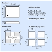Euroquartz晶振,X22晶振,20.000MHzX22/10/30/-10+60/12pF/80R晶振 Euroquartz晶振,X22晶振,20.000MHzX22/10/30/-10+60/12pF/80R晶振