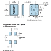 Ecliptek晶振,EA2025FA08-16.000M-TR晶振,2520mm晶振 Ecliptek晶振,EA2025FA08-16.000M-TR晶振,2520mm晶振